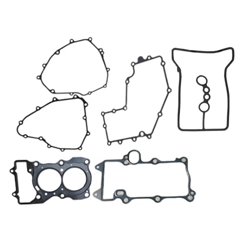 Motordichtungssatz Motorrad Zylinderkopf Basis Generator Kupplung Abdeckungen Dichtung Für Für Ninja 400 Für EX400 Für Z400 2018-2023(Total 6 pcs) von DTSGCX