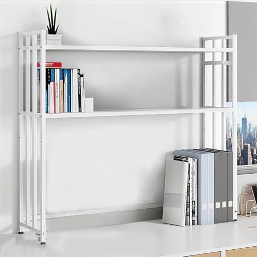 DTWEFF Schreibtischaufsatz aus Metall for Wohnheime, 2-stöckiges Organizer-Regal for Wohnheime, Schreibtisch-Bücherregal mit verstellbarem Präsentationsständer(White,55cm21.6in) DTWEFF Schreibtischaufsatz aus Metall for Wohnheime, 2-stöckiges Organizer-Regal for Wohnheime, Schreibtisch-Bücherregal mit verstellbarem Präsentationsständer(White,55cm21.6in) von DTWEFF