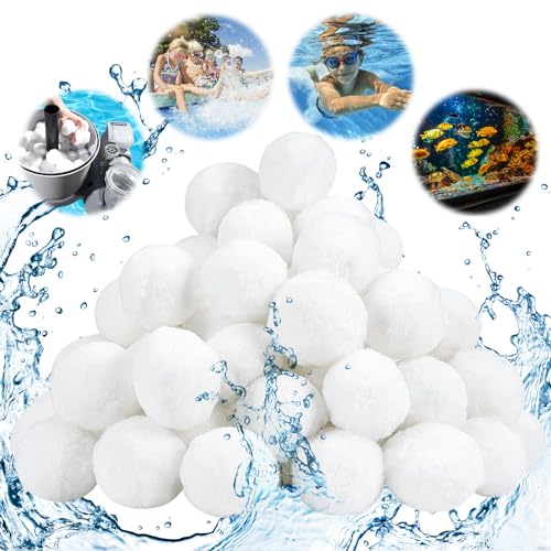 DTXYBC Filterbälle Pool, 700g Filter Balls für Pool Sandfilter, Geeignet für sandfilteranlagen, Schwimmbad, Filterpumpe, Aquarium Sandfilter, Filtersand 25kg Ersetzen DTXYBC Filterbälle Pool, 700g Filter Balls für Pool Sandfilter, Geeignet für sandfilteranlagen, Schwimmbad, Filterpumpe, Aquarium Sandfilter, Filtersand 25kg Ersetzen von DTXYBC