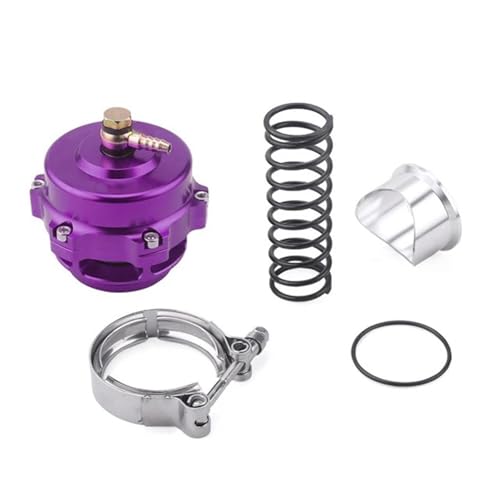 BV50 Serie 50mm Blow Off Ventil BOV Passt Für ZELLEN Q V-Band Flansch SCHWARZ 6 PSI Frühling(Lavender) von DTYBJN