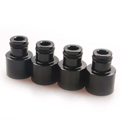 Einspritzdüsen Auto Kraftstoffeinspritzer 4 stücke Kraftstoff Injektor Top Hüte Adapter Fit Für Honda Civic Acura RDX Injektoren Zu B16 B18 D16Z D16Y Motoren FP-1047(Black) von DTYBJN