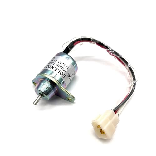 Kraftstoff Absperrmagnetventil 119653-77950 Kraftstoffabschaltmagnet 1503ES-12S5SUC5S Passend für Woodward Passend für John Deere Passend für Yanmar Abschaltmagnetventil Kraftstoff Absperrmagnetventil 119653-77950 Kraftstoffabschaltmagnet 1503ES-12S5SUC5S Passend für Woodward Passend für John Deere Passend für Yanmar Abschaltmagnetventil von DTYBJN