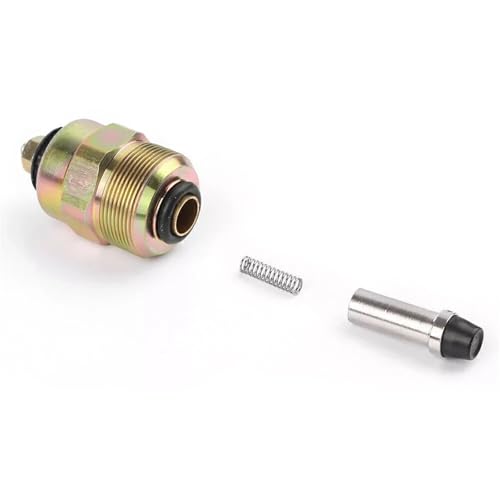Kraftstoff Absperrmagnetventil 12V 24V Kraftstoffabschaltung Magnetventil 0330001015 Passend für Kümmel Passend für Dodge VE 5.9L 1988 1989 1990-1993 Abschaltmagnetventil(12V) von DTYBJN