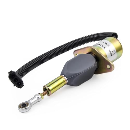 Kraftstoff Absperrmagnetventil 12V 24V Motor Kraftstoff Abschaltung Magnetventil 3930233 SA-4335-24 SOL22024 Fit Für Cummins Fit Für Komatsu Abschaltmagnetventil(24V) von DTYBJN
