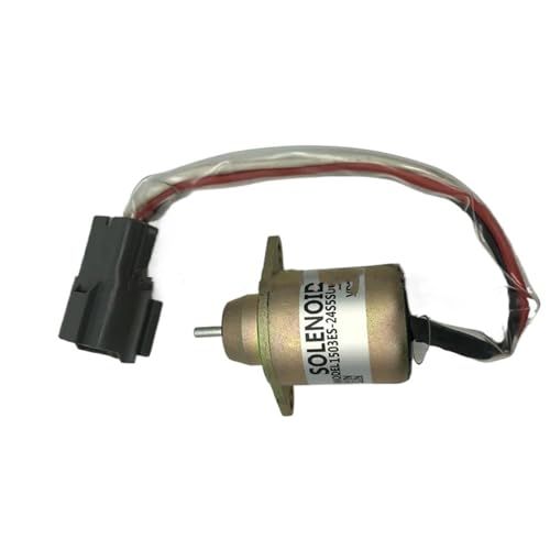 Kraftstoff Absperrmagnetventil 12V Abschaltmagnet 1503ES-24S5SUC12S Abschaltmagnet 1503ES Kraftstoffabschaltmagnet 1503ES-12A5UC5S Passend für Yanmar Abschaltmagnetventil(12v) von DTYBJN