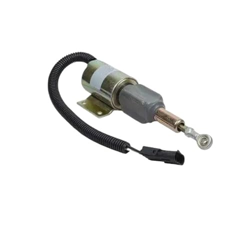 Kraftstoff Absperrmagnetventil 12V Stop Magnetventil Shutdown Magnet SA-4348-12 Fit Für CUMMINS 3930235 3 TERMINALS Auto Motoren Ventile Teile Abschaltmagnetventil von DTYBJN