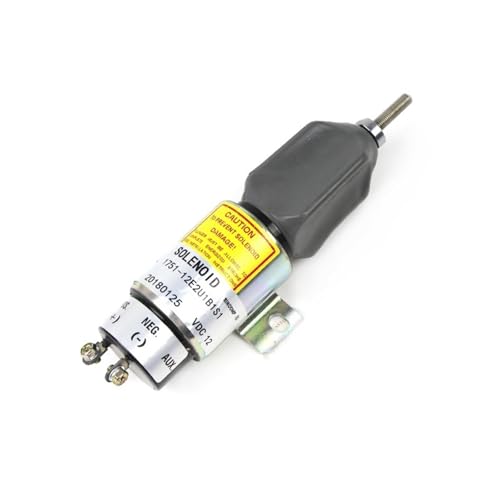 Kraftstoff Absperrmagnetventil 1751-12E2U1B1S1 Tankstopp-Abschaltung Magnetventil 12V Passend für Genie S40 S45 S60 S65 S80 S85 Z45 Z51 Z60 Z80 Abschaltmagnetventil von DTYBJN