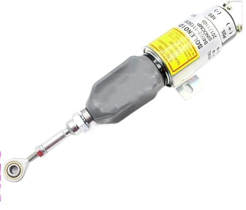 Kraftstoff Absperrmagnetventil 24V Kraftstoffabschaltung Magnetventil B4002-1115030 Passend für Mitsubishi Baggerteile Auspuffanlagen Solenoide Abschaltmagnetventil von DTYBJN
