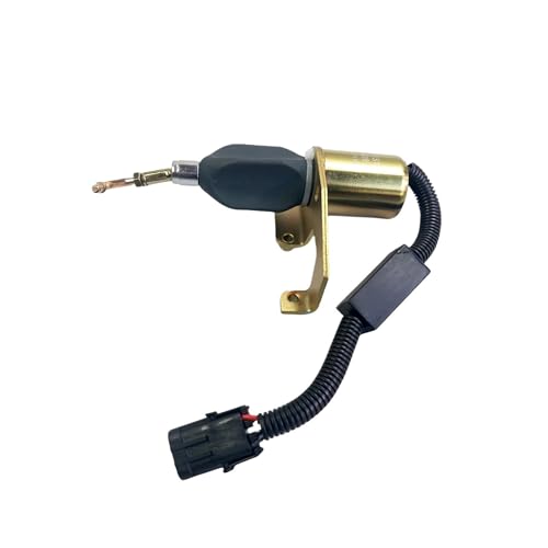 Kraftstoff Absperrmagnetventil Drosselklappensteuerungs-Magnetventil 6CT QSC8.3 Kraftstoffabsperrventil Kraftstoffpumpen-Magnetventil 4942879 Abschaltmagnetventil(4942879 24V) von DTYBJN