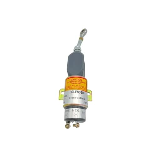Kraftstoff Absperrmagnetventil Drosselklappensteuerungsmagnet B4002-1115030 Magnetventil Passend für Yucai 24V 12V Passend für Bagger PC60-7 PC120-7 PC200-7 Abschaltmagnetventil(12V) von DTYBJN