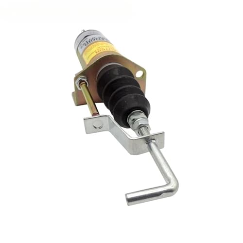 Kraftstoff Absperrmagnetventil Kraftstoffabschaltmagnet 366-07197 SA-3405-T 1502-12C7U2B2S1 Stopmagnet 12V/24V Dieselmotorteil Abschaltmagnetventil(12V) von DTYBJN