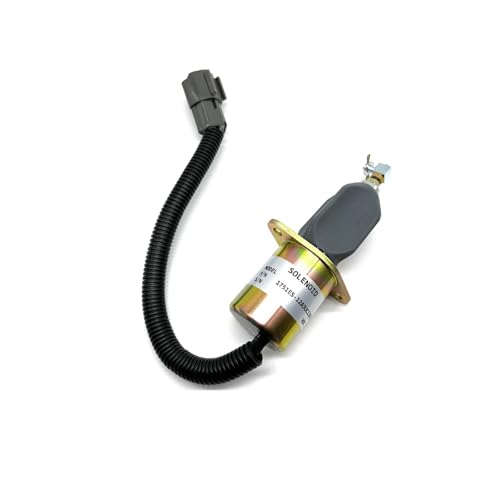 Kraftstoff Absperrmagnetventil Passend für Yanmar 4NTE94. Passend für Hyundai R60-5 R210-5 SA-4673-S 1751ES-12A3UC12B1S. 12-V-Kraftstoffabschaltmagnet 129953-77811. Abschaltmagnetventil von DTYBJN