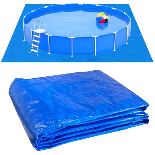 DTYGUIXE Poolmatten, Poolunterlage Rechteckig, Pool Bodenplane, 200*300cm Schwimmbad Matte, Bodenschutzmatte Outdoor, Faltbarer Pool Unterlegmatte, Pool Ground Cloth für Schlauchboote, Planschbecken von DTYGUIXE