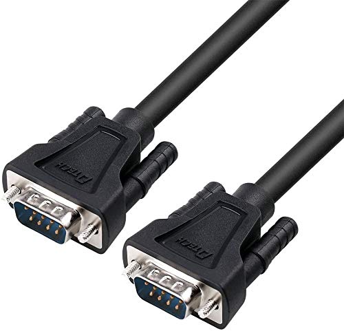 DTech 1,5 m DB9 9 poliges serielles Kabel Stecker zu Stecker RS232 Straight Through Cord DTech 1,5 m DB9 9 poliges serielles Kabel Stecker zu Stecker RS232 Straight Through Cord von DTech
