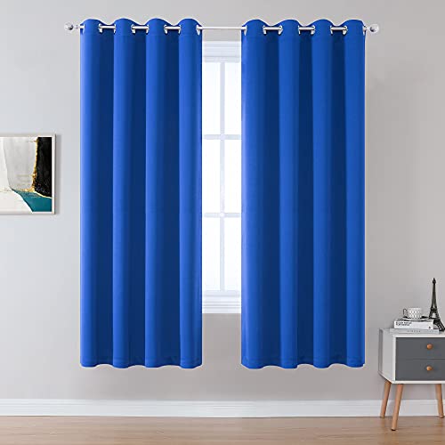 DUALIFE Vorhänge für Schlafzimmer, 160 cm Länge, solide, energieeffiziente Ösen, Vorhänge für Jungenzimmer, wärmeisoliert, 132 x 160 cm, 2 Paneele DUALIFE Vorhänge für Schlafzimmer, 160 cm Länge, solide, energieeffiziente Ösen, Vorhänge für Jungenzimmer, wärmeisoliert, 132 x 160 cm, 2 Paneele von DUALIFE