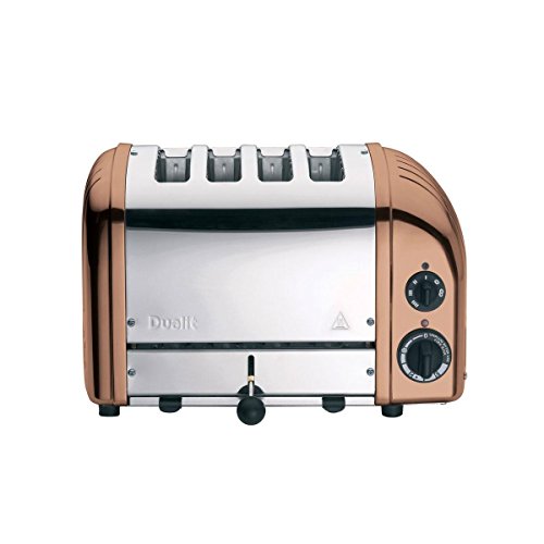 Classic NewGen 4-Scheiben Toaster, kupfer poliert handgefertigt mit EU Stecker von DUALIT