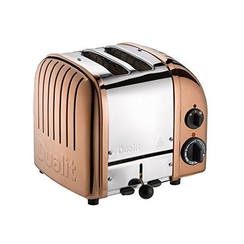 Dualit 27390 Classic New Generation 2-Scheiben Toaster, 18/8 Edelstahl, Kupfer von DUALIT