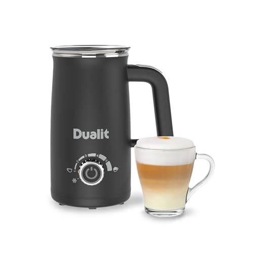 Dualit Milchaufschäumer Max – 540 ml Fassungsvermögen – extra großer Milchaufschäumer – Heißschokoladen-Funktion – großer Griff von DUALIT