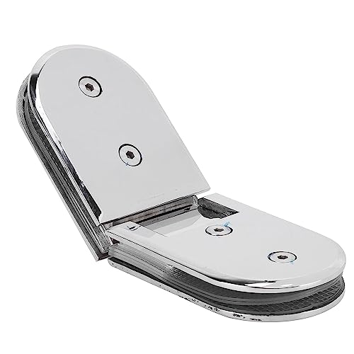 90-Grad-Glastürscharniere, 135-Grad-Duschtürscharniere, Badezimmer-Klemmclip, robustes Glas-Duschraumtürenscharnier, Schranktürscharnier for 8–12 mm von DUANGYMM