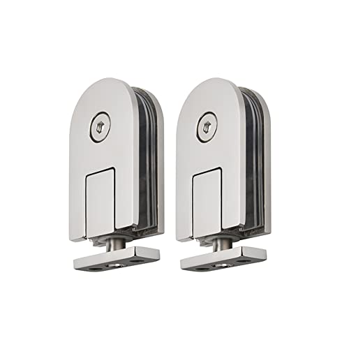 90-Grad-Glastürscharniere, 2 Stück, rahmenloses 360-Grad-Drehscharnier, Ersatz-Set for Badezimmer-Weinschrank-Vitrine for 5–10 mm gehärtetes 90-Grad-Glastürscharniere, 2 Stück, rahmenloses 360-Grad-Drehscharnier, Ersatz-Set for Badezimmer-Weinschrank-Vitrine for 5–10 mm gehärtetes von DUANGYMM