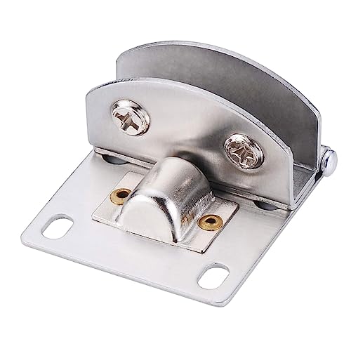 90-Grad-Glastürscharniere, Klemmen Badezimmer Klemme Clip Schrank Tür Scharnier Passt for 5-9mm Dicke(9-12MM) von DUANGYMM