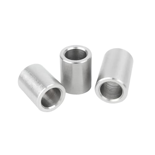 Gleitlager, 10 Stück zylindrische Lagerhülsen aus Edelstahl, Innendurchmesser 6,2 mm, Außendurchmesser 16, Höhe 2–20, Abstandshalter for Lagerstützhülsen(6.2x16x2mm(10pcs)) von DUANGYMM