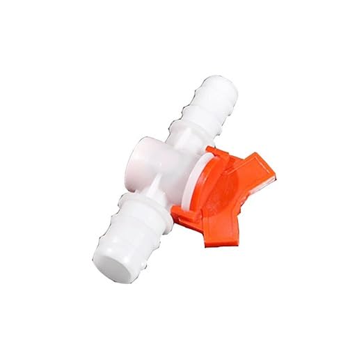 Rohrverbinder, 1 stücke Schlauch Barb Kunststoff Kugelhahn Anschluss Rohrverschraubung, for Aquarium Garten Micro Bewässerung(12mm) von DUANGYMM