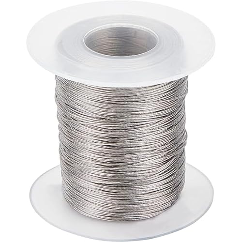 Drahtseil 328 FT 304 Edelstahl Perlendraht Gauge Schmuck Handwerk Draht for machen Umreifung Skulptur Rahmen von DUANSIYU