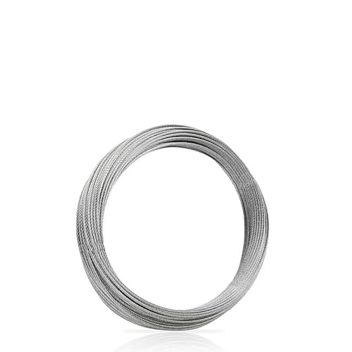Drahtseil 5/10 meter 0,5-3mm Durchmesser 7X7 Struktur 304 Edelstahl Draht Seil Dünnes Kabel Weicher Angeln Heben(0.8mmx10M) von DUANSIYU