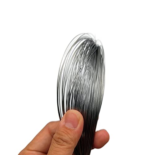 Drahtseil 50 m/100 m 0,5 mm Durchmesser 7x7 Konstruktion 304 Edelstahldrahtseil weicheres Fischereihebekabel(50 Meters) von DUANSIYU