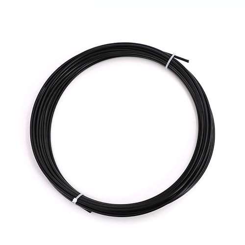 Drahtseil 5M/10M schwarz beschichtetes Drahtseil aus Edelstahl 304, flexibles, weiches Kabel, Wäscheleine, Durchmesser 0,8/1/1,5/2/2/3/4 mm(1.5mm after coating,10M) von DUANSIYU