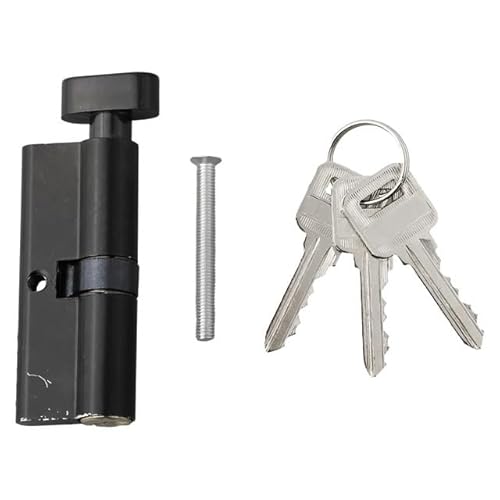 TüRschloss 1set 70mm * 29mm Ersatz von Schließzylinder for Home Interior Anti-Diebstahl-Türen Keyed Türschloss(Noir) von DUANSIYU