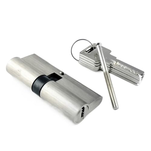 TüRschloss 55 60 70 80 90 100 110 120 Mm Zylinder-Wohnzimmer-Schlossgriff Kundenspezifischer Messingschlüssel Double Open Lock Door Window Security(SLY-80(40-40)) von DUANSIYU