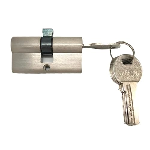 TüRschloss Doppelte offene Türschloss 60 70 80 90 mm Zylinderschlüssel Diebstahlsicherung Eingang Messing verlängerter Kern(90MM) von DUANSIYU