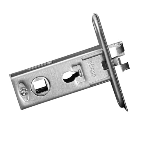 TüRschloss Edelstahl-Schlosskörper mit einer Zunge, Drei-Bolzen-Bolzen, leise, Rand 35/40/45/50 mm, for Badezimmertür(40mm) von DUANSIYU