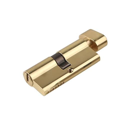 TüRschloss Messing Zylinderschloss Tür Fenster Sicherheit 70 80 90 100mm Schlüssel(Gold-90mm) von DUANSIYU