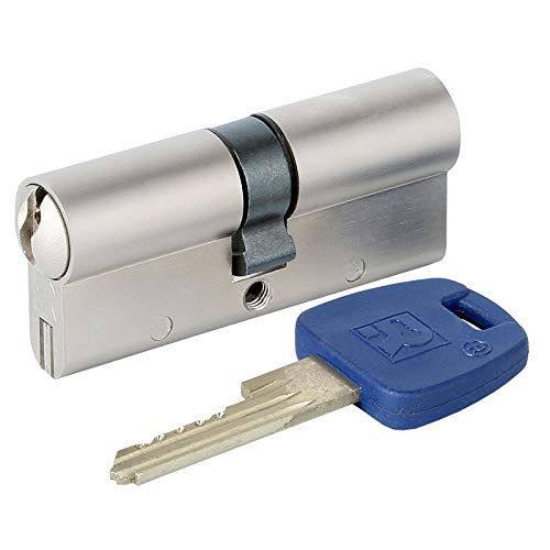 TüRschloss Standard Universal 60 65 70 80 85 90 95 MM Kupferschloss Kern Zylinder Sicherheitstür/Innenschloss Galle(95(30-65MM)) von DUANSIYU