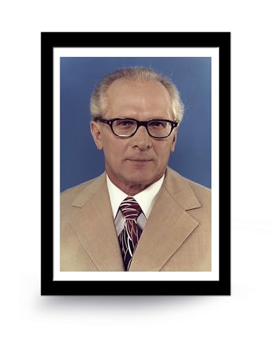 DUB SPENCER 1x Plakat Erich Honecker Amtsstubenbild ungerahmt DIN A5 DDR Geschenk für Geburtstag von VEB Honnie ohne Rahmen von DUB SPENCER