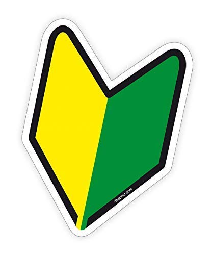 WAKABA KOREISHA Sticker Kombi JDM Domo Japan Drift Anfänger Senior Aufkleber Decal - DUB (Wakaba) von DUB SPENCER