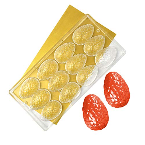 DUBENS 12 Hohlräume Ostern Dinosaurier Ei Form PC Polycarbonat Schokolade Form Werkzeuge DIY Pudding Jelly EIS Cube Tablett Formen von DUBENS
