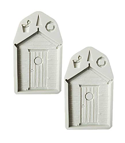 DUBENS 2 Stück 3D Haus Hochzeit Silikon Form Strand Hütte Kuchen Grenze Fondant Kuchen Dekorieren Werkzeuge DIY Cupcake Candy Schokolade Gumpaste Form DUBENS 2 Stück 3D Haus Hochzeit Silikon Form Strand Hütte Kuchen Grenze Fondant Kuchen Dekorieren Werkzeuge DIY Cupcake Candy Schokolade Gumpaste Form von DUBENS