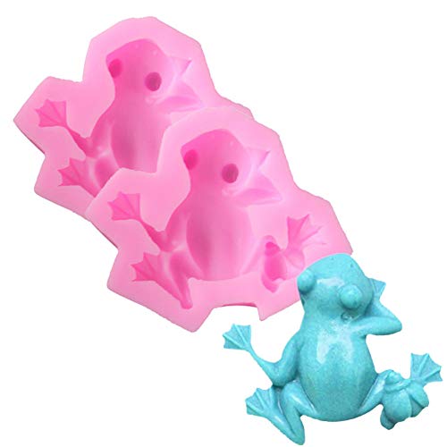DUBENS 2 Stück Frosch Form Fondant Kuchen Silikon Form Schokolade Süßigkeiten Formen Cookies Gebäck Kekse Form DIY Kuchen Dekoration Backen Werkzeuge DUBENS 2 Stück Frosch Form Fondant Kuchen Silikon Form Schokolade Süßigkeiten Formen Cookies Gebäck Kekse Form DIY Kuchen Dekoration Backen Werkzeuge von DUBENS