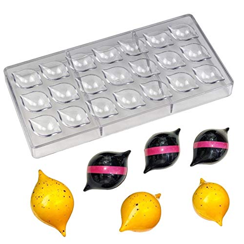 DUBENS 21 DIY Hohlräume Auge Zitrone Form PC Polycarbonat Schokolade Form Sternenhimmel Dekoration Kuchen Eiswürfel Formen von DUBENS