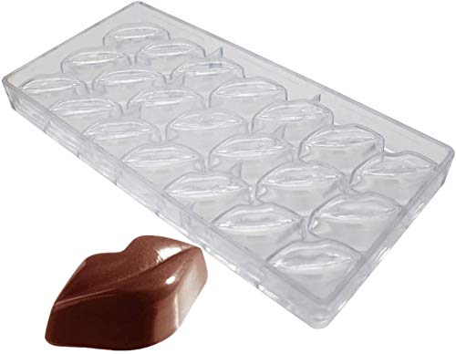 DUBENS 21 Hohlräume Lippen Form Harte Polycarbonat Schokolade Form Fondant Süßigkeiten Formen Eiswürfel Form für DIY Gebäck Werkzeuge DUBENS 21 Hohlräume Lippen Form Harte Polycarbonat Schokolade Form Fondant Süßigkeiten Formen Eiswürfel Form für DIY Gebäck Werkzeuge von DUBENS