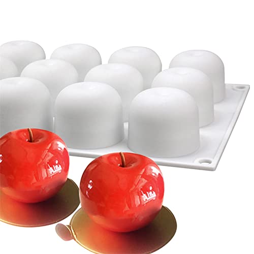 DUBENS 3D Apfel SilikonForm zum Backen Mousse Kuchen, Süßigkeiten, Schokolade Dessert Backform Form für Gebäck, Cupcake, Eiscreme, Pudding, Kuchen Dekoration Form DUBENS 3D Apfel SilikonForm zum Backen Mousse Kuchen, Süßigkeiten, Schokolade Dessert Backform Form für Gebäck, Cupcake, Eiscreme, Pudding, Kuchen Dekoration Form von DUBENS