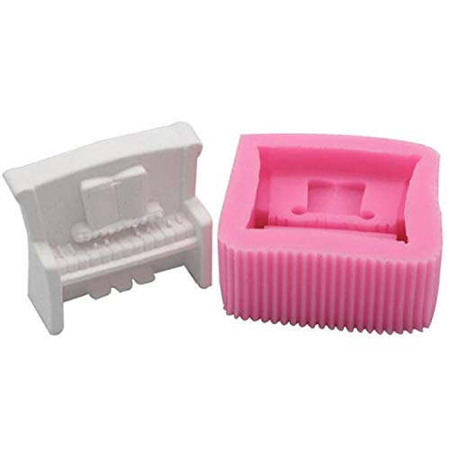 DUBENS 3D Klavier Modell Fondant Kuchen Backen Form Süßigkeit Schokolade Handgemachte Seife Pudding Silikon Form DUBENS 3D Klavier Modell Fondant Kuchen Backen Form Süßigkeit Schokolade Handgemachte Seife Pudding Silikon Form von DUBENS