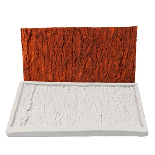 DUBENS Baumrinde Textur Holz Muster Matte Fondant Silikon Form Kuchen Dekoration Zucker Form Backen Sugar Schokolade Form von DUBENS