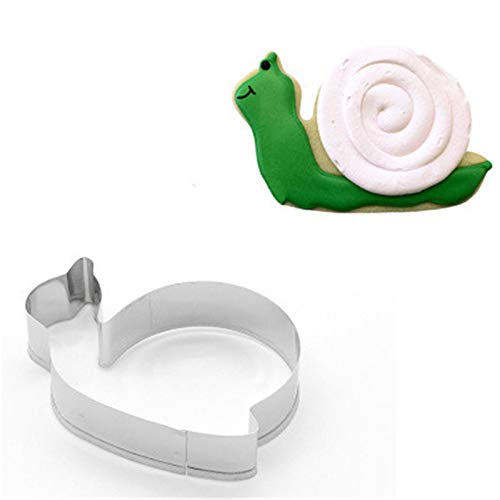 DUBENS Cookie Cutters Werkzeuge Fondant Keks Cutter Form Gebäck Kuchen Formen Lebkuchen Haus Backen Dekorieren Werkzeuge (Schnecken) von DUBENS