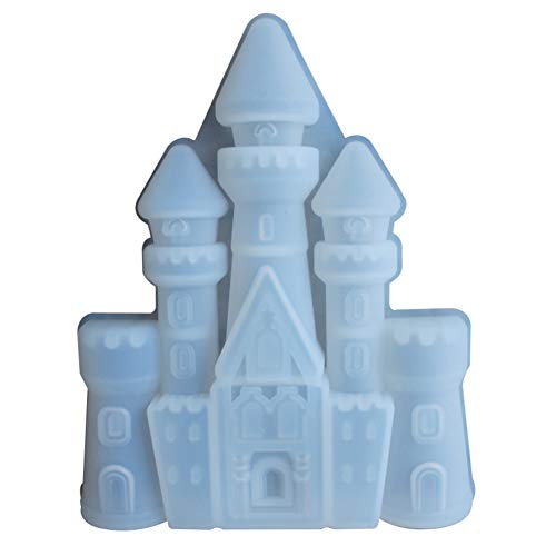 DUBENS DIY Schloss Silikon Fondant Form Cinderella Märchen Schokolade Candy Zucker Handwerk Gum Paste Form für Hochzeit Kuchen Dekoration Polymer Clay epoxy Harz Form von DUBENS