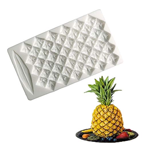 DUBENS Fondant Silikon Form Cookies Schokolade Mould Ice Cube Gebäck Candy Kekse Formen Küche Backen Kuchen Dekoration Werkzeuge (Ananas) von DUBENS